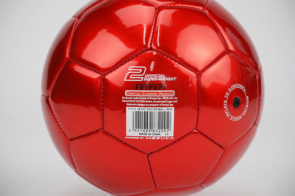 Ferrari Classic Color Size 5 Soccer Ball Red/Black